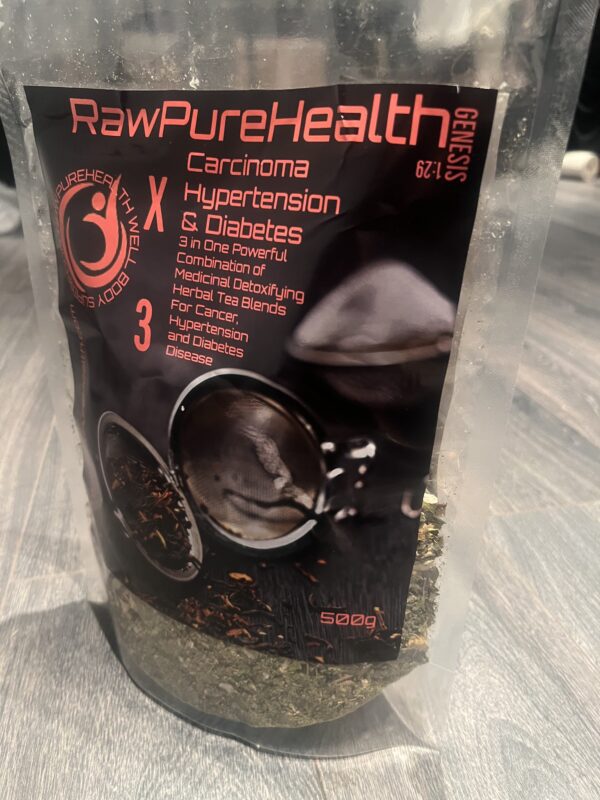 X3 Detoxifying Herbal Cleanse - Cancer, Hypertension & Diabetes.