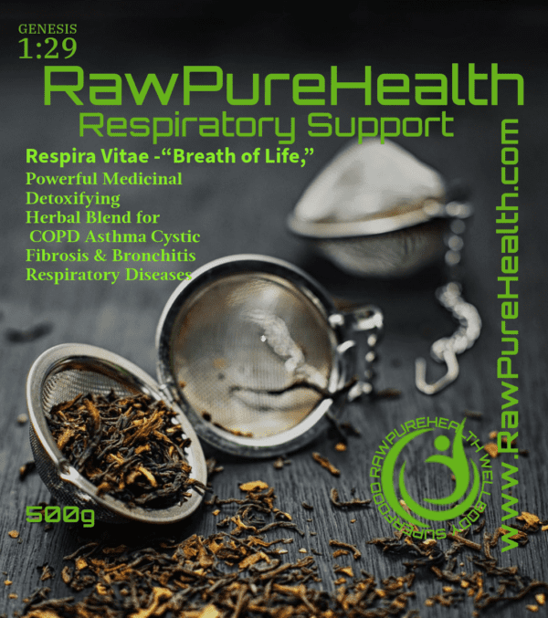 Respiratory Detoxification Herbal Cleanse - Respira Vitae -“Breath of Life”