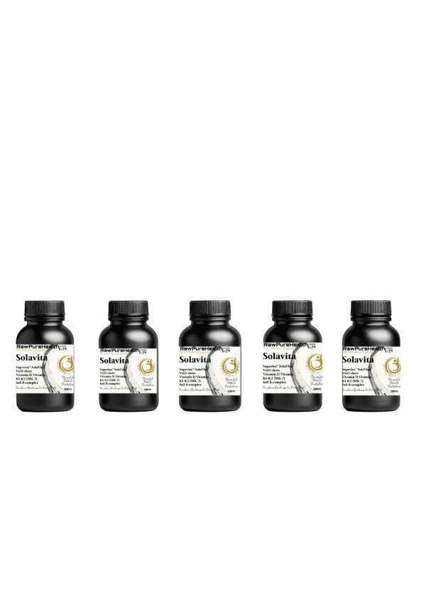 SolaVita™ Advanced D3 + K2 Synergy with Activated B-Complex (30ml Shots Xs 30 daily)