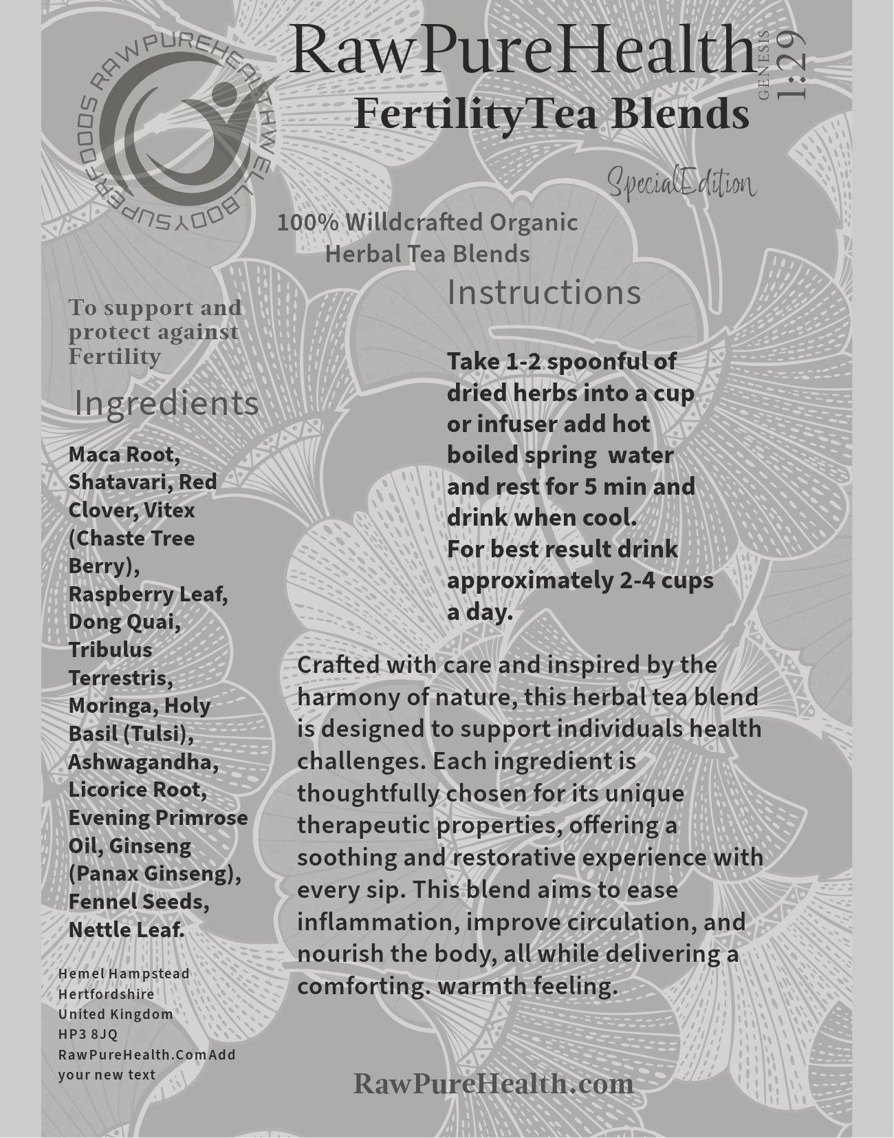 Fertiliti Tea Blend-(special edition) - Image 3